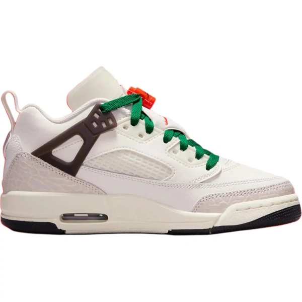 Jordan Spizike Anti Slip Wear Resistant Mid Top Children's Basketball Shoes White Kids'