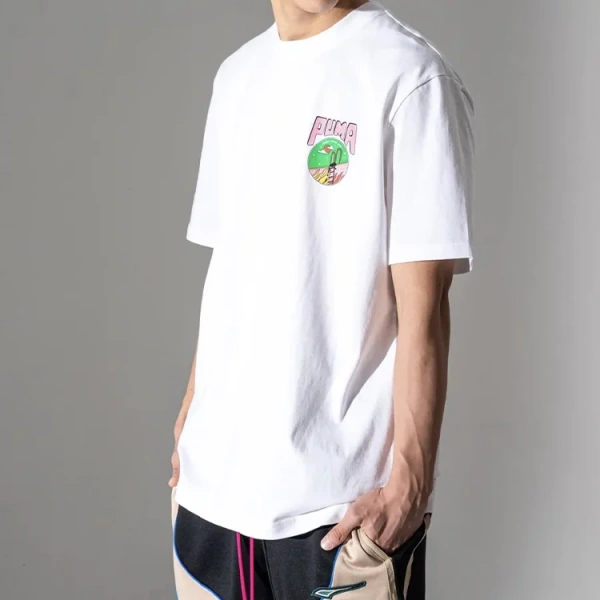 PUMA Back Pattern T Shirts Men