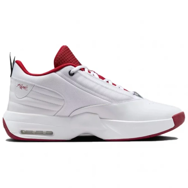 Jordan Max Aura 6 White Black Gym Red