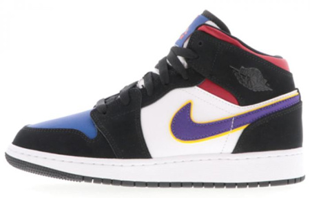 Jordan 1 Mid 'Lakers Top 3' GS