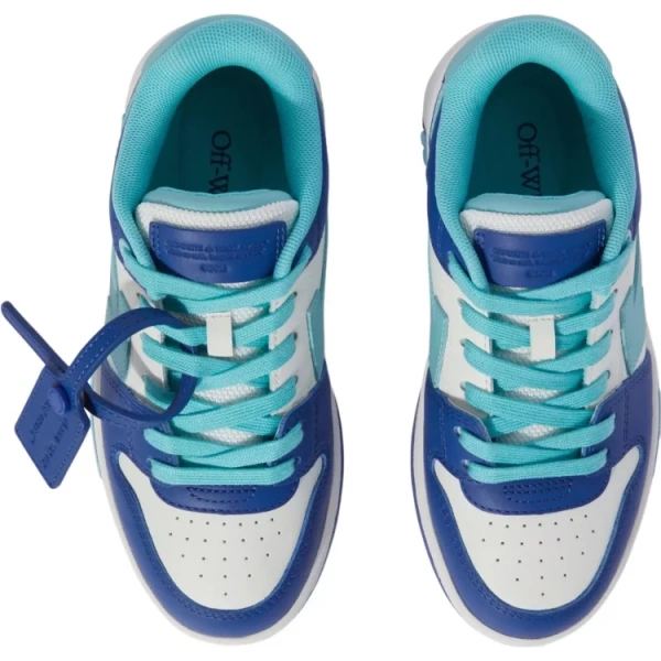 OFF WHITE Out Of Office Low Top Kids' Skateboarding Shoes Blue Kids'