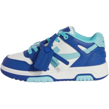 OFF WHITE Out Of Office Low Top Kids' Skateboarding Shoes Blue Kids'