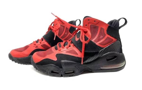 Nike Air Max 2 Cushioning Mid Top Children's Basketball Shoes Red Kids'