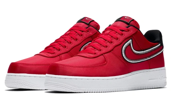 Nike Air Force 1 Low Reverse Stitch University Red
