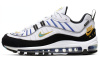 Nike Air Max 98 Low Топ Air Cushion Повседневные Беговые Кроссовки Женские Черно-Белые
