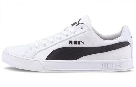 PUMA Smash Vulc Canvas 'White Black'