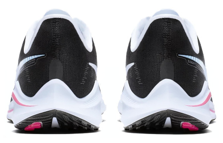 Nike Air Zoom Vomero 14 Амортизаторы Slip-resistant Низкий топ Повседневные Беговые кроссовки Женские Черный Белый Розовый