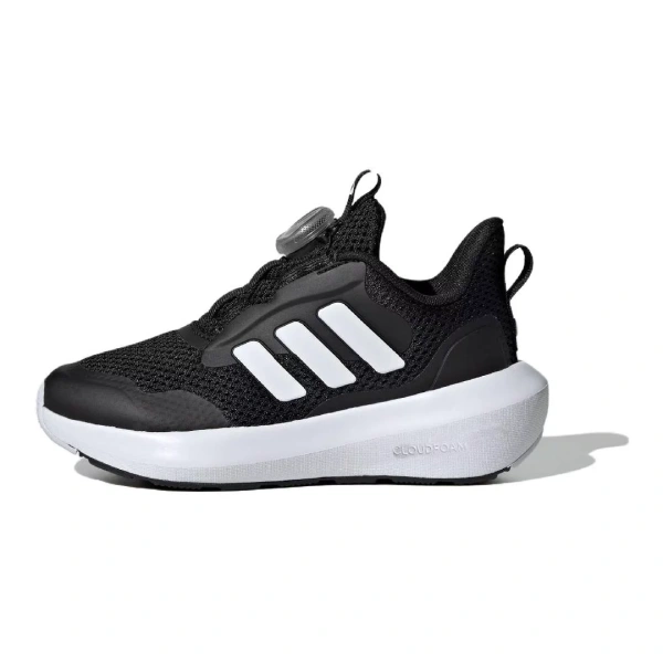 Adidas FORTARUN 3.0 Anti-Slip Wear-Resistant Low-Top Kids Lifestyle Shoes Black White Kids'