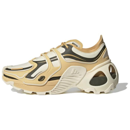 Adidas Wonder Runner Pro Беговые кроссовки Низкие Белый/Желтый/Темно-кофейный Унисекс