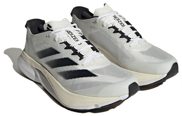 Adidas Adizero Boston 12 Cloud White Core Black Night Metallic