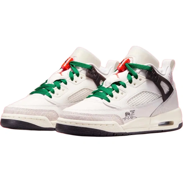 Jordan Spizike Anti Slip Wear Resistant Mid Top Children's Basketball Shoes White Kids'