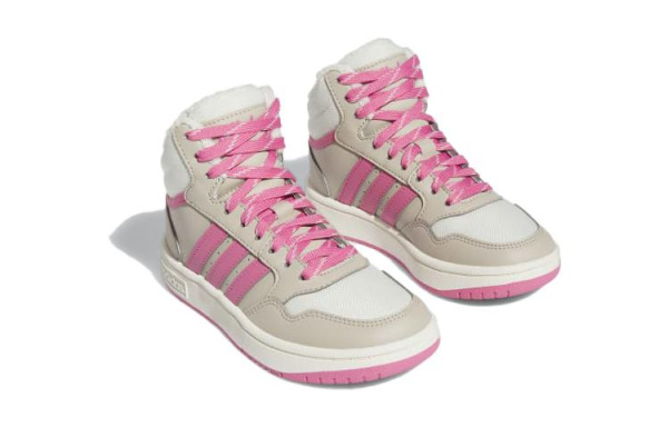 adidas Hoops 3.0 Mid J 'Wonder Beige Pink Fusion'