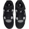 Jordan Air Джордан 4 Детские баскетбольные кроссовки MID Топ Черный Унисекс
