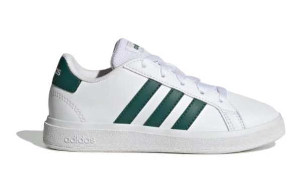 adidas Grand Court Cloud White Collegiate Green GS