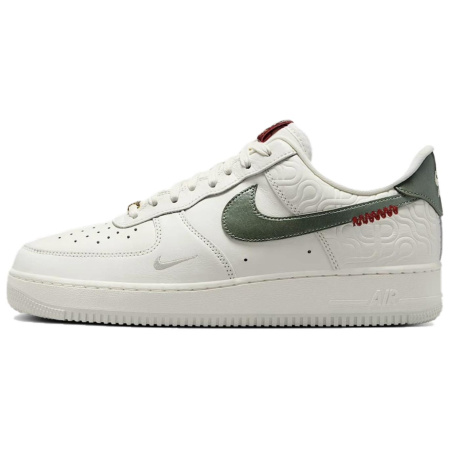 Nike Air FORCE 1 Slip-on Устойчивый к истиранию Низкий Топ Скейтбординг Мужской Белый
