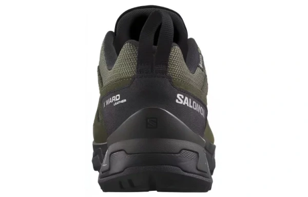 SALOMON X Ward LEATHER GORE-TEX Low-Top Outdoor Shoes Men's Green