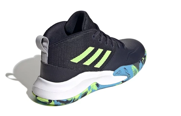 adidas Own The Game J Wide 'Legend Ink Signal Green'