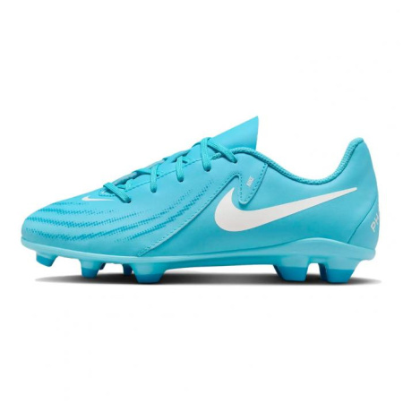 Nike Jr. Phantom GX 2 Club Anti-Slip Wear-Resistant Low-Top Kids' Soccer Shoes Blue White Kids'