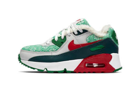 Nike Air Max 90 Детская повседневная обувь Низкий Топ Пре-Школа