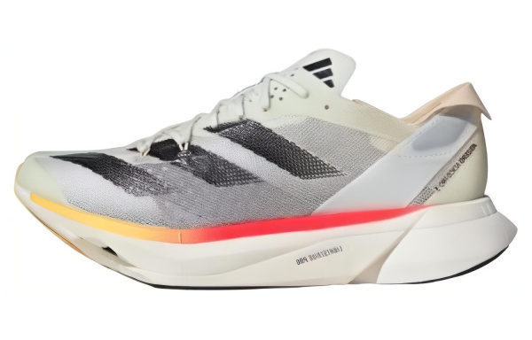 Adidas Adizero ADIOS Pro 3 Беговые кроссовки Низкие Белые серебристые Унисекс