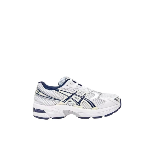 Asics Гель 1130 Детская повседневная обувь Низкий верх Белый и синий цвет Kids
