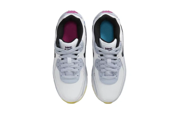 Nike Air Max 90 Leather GS 'White Blue Whisper'