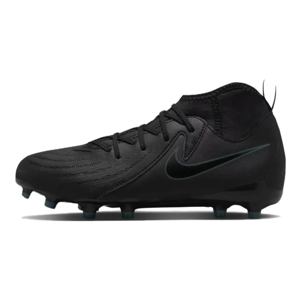 Nike Phantom Luna 2 Anti Slip Wear Resistant Mid Top Kids' Soccer Shoes Black Kids'