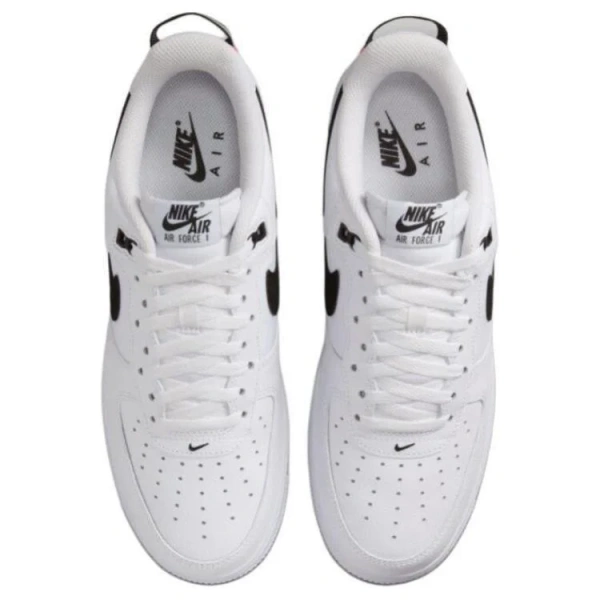 Nike Air Force 1 Anti Slip Wear Resistant Low Top Skateboard Shoes Unisex White Black