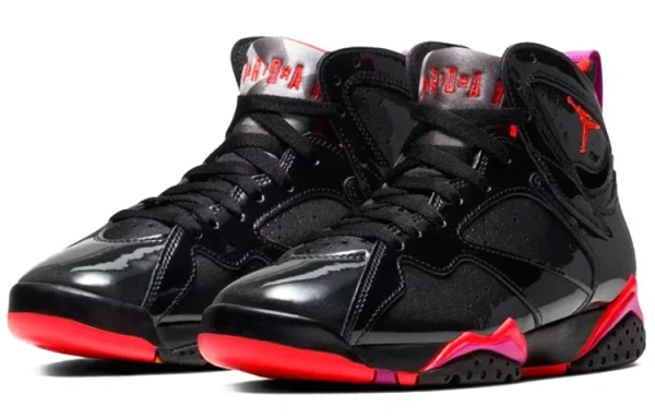 JORDAN 7 Retro Black Patent Women's