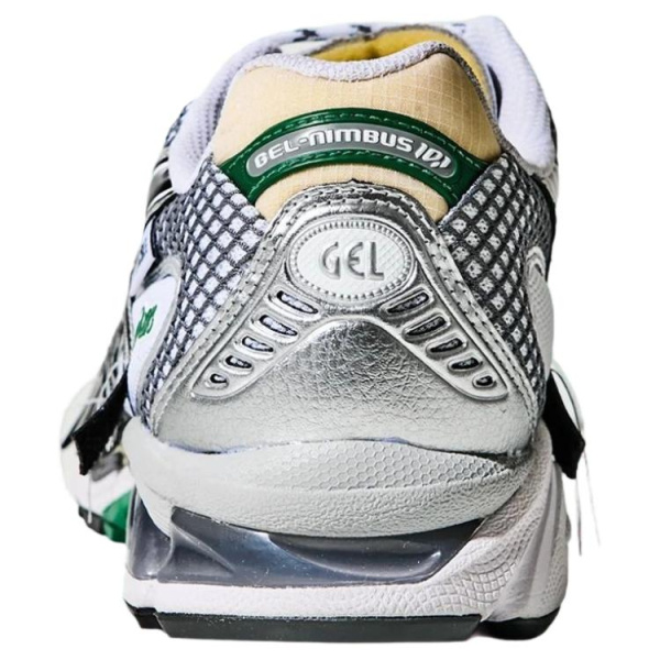 Asics Гель Nimbus 10,1 Повседневная обувь Низкий Топ Бело-зеленый Унисекс