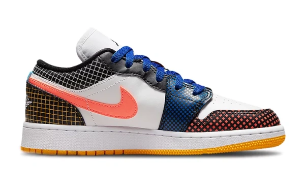 Jordan 1 Low MMD Multi Color Grid GS