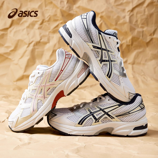 Asics Гель 1130 Детские беговые кроссовки Низкие Белые Для школьного возраста