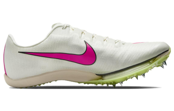 NIKE Maxfly Беговые кроссовки Низкие Белый Розовый Зеленый Унисекс