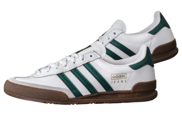 Adidas Originals Джинсы Slip Resistant Abrasion Resistant Low Top Скейтбординг Кроссовки Unisex Белый Зеленый