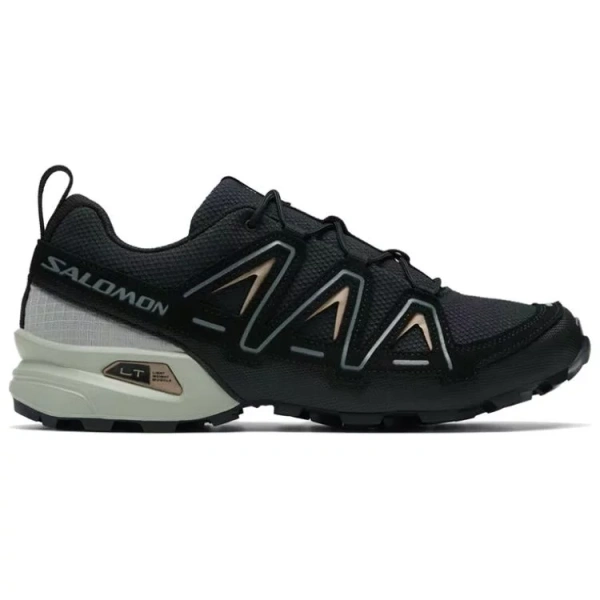 SALOMON Speedcross 3 Anti Slip And Wear Resistant Breathable Low Top Running Shoes Unisex Black Gray Color