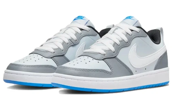 Nike Court Borough Low 2 SE 'Pure Platinum Photo Blue' GS