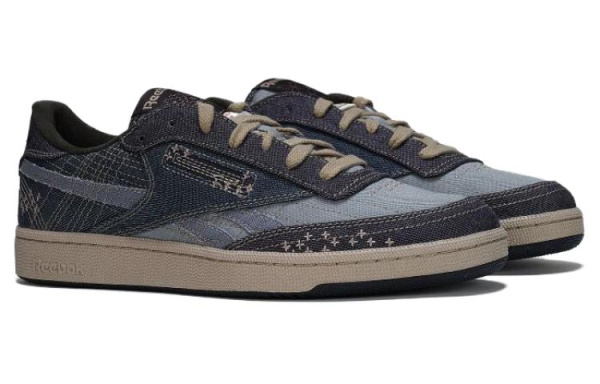 reebok Club C Series Кроссовки для скейтбординга Низкие Серые Унисекс