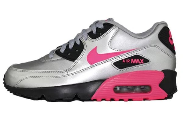 Nike Air Max 90 LTR 'Metallic Silver Pink' GS