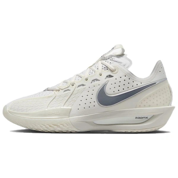 Nike G.T. Cut 3 Anti Slip Wear Resistant Low Top Basketball Shoes Men's White