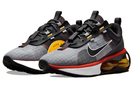 Nike Air Max 2021 Low Топ Повседневные Беговые Кроссовки Мужские Черные Серые Красные