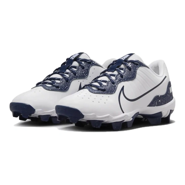 Nike Alpha Huarache 4 Anti-Slip Wear-Resistant Kids' Training Shoes White Blue Kids'