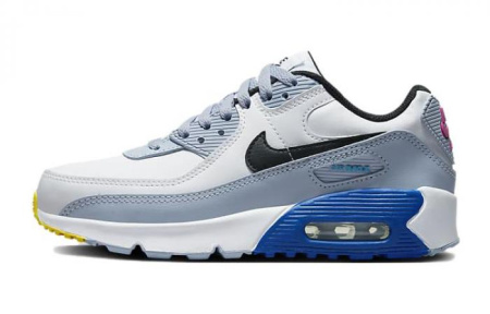 Nike Air Max 90 Leather GS 'White Blue Whisper'