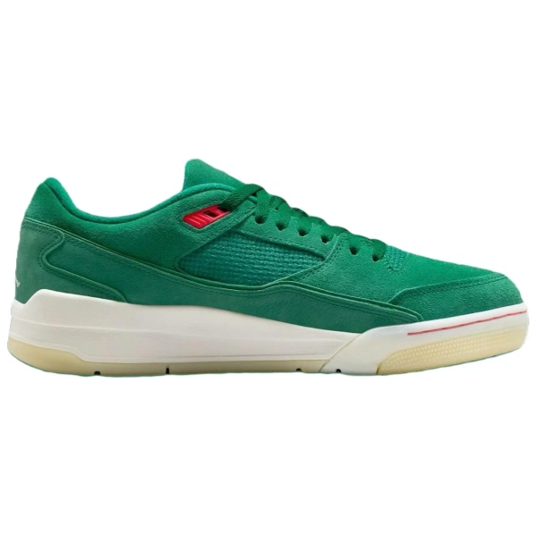 Jordan FLIGHT COURT Anti Slip Wear Resistant Low Top Vintage Basketball Shoes Men's Green