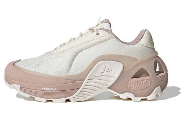 Adidas Edge Runner Беговые кроссовки Низкие Бежево-розовые Унисекс