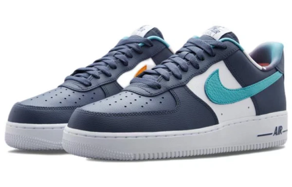Nike Air Force 1 Low '07 LV8 Emb Thunder Blue Washed Teal