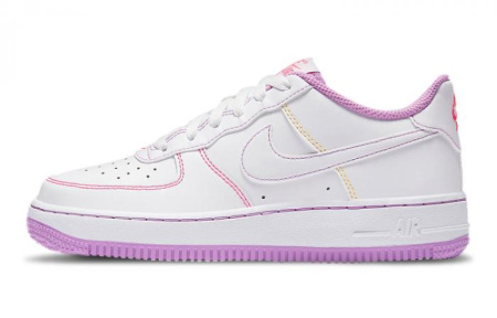 Nike Air Force 1 Low Contrast Stitch Fuchsia Glow GS