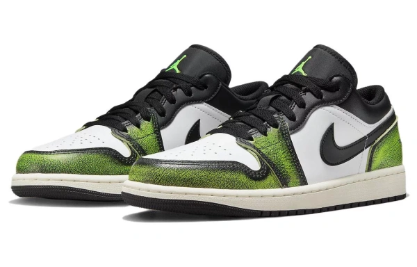JORDAN 1 Low Wear Away Electric Green