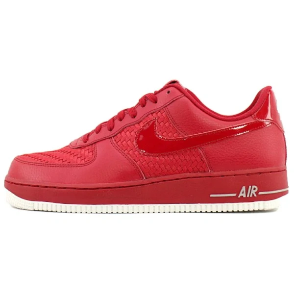 Nike Air Force 1 Low '07 LV8 Woven Gym Red White Chrome