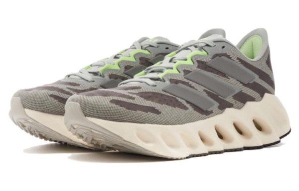Adidas Switch FWD Беговые кроссовки Низкие Серо-зеленые Мужские