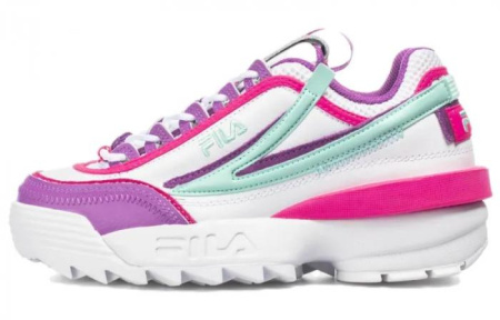 FILA KIDS Disruptor 2 Durable Breathable Low-Top Kids Lifestyle Shoes Pink Kids'